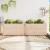 Jardiniere de grădină, 2 buc., lemn masiv de pin GartenMobel Dekor