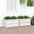 Jardiniere de grădină, 2 buc., alb, lemn masiv de pin GartenMobel Dekor