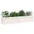Jardinieră de grădină, alb, 150x31x31 cm, lemn masiv de pin GartenMobel Dekor