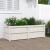 Jardinieră de grădină, alb, 150x50x50 cm, lemn masiv de pin GartenMobel Dekor