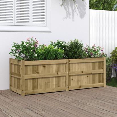 Jardinieră de grădină, 150x50x50 cm, lemn de pin impregnat GartenMobel Dekor