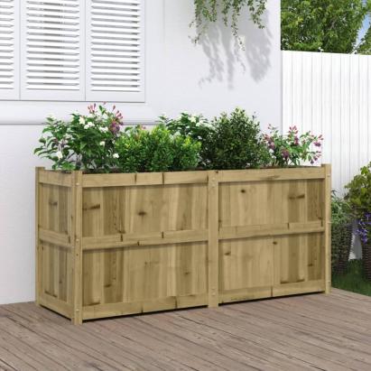 Jardinieră de grădină, 150x50x70 cm, lemn de pin impregnat GartenMobel Dekor
