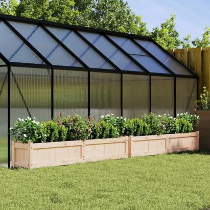Jardiniere de grădină, 2 buc., lemn masiv de pin GartenMobel Dekor