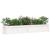 Jardinieră de grădină, alb, 180x31x31 cm, lemn masiv de pin GartenMobel Dekor