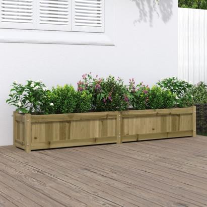 Jardinieră de grădină, 180x31x31 cm, lemn de pin tratat GartenMobel Dekor