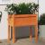 Jardinieră grădină cu picioare maro ceruit 70x31x70 cm lemn pin GartenMobel Dekor