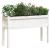 Jardiniere de grădină cu picioare 2 buc. alb lemn masiv de pin GartenMobel Dekor