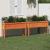 Jardiniere grădină cu picioare, 2 buc., maro ceruit, lemn pin GartenMobel Dekor