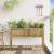 Jardinier de grădină cu picioare, 110x31x70 cm, lemn pin tratat GartenMobel Dekor