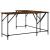 Birou, stejar fumuriu, 149x149x75 cm, lemn prelucrat GartenMobel Dekor