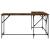 Birou, stejar fumuriu, 149x149x75 cm, lemn prelucrat GartenMobel Dekor