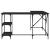 Birou, negru, 139x139x75 cm, lemn prelucrat GartenMobel Dekor