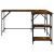 Birou, stejar afumat, 139x139x75 cm, lemn prelucrat GartenMobel Dekor