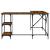 Birou, stejar afumat, 139x139x75 cm, lemn prelucrat GartenMobel Dekor
