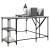 Birou, gri sonoma, 139x139x75 cm, lemn prelucrat GartenMobel Dekor