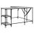 Birou, gri sonoma, 139x139x75 cm, lemn prelucrat GartenMobel Dekor