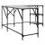 Birou, gri sonoma, 139x139x75 cm, lemn prelucrat GartenMobel Dekor