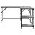 Birou, gri sonoma, 139x139x75 cm, lemn prelucrat GartenMobel Dekor
