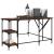 Birou, stejar maro, 139x139x75 cm, lemn prelucrat GartenMobel Dekor