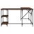 Birou, stejar maro, 139x139x75 cm, lemn prelucrat GartenMobel Dekor