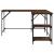 Birou, stejar maro, 139x139x75 cm, lemn prelucrat GartenMobel Dekor