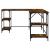 Birou, stejar afumat, 139x139x75 cm, lemn prelucrat GartenMobel Dekor