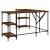 Birou, stejar afumat, 139x139x75 cm, lemn prelucrat GartenMobel Dekor