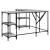 Birou, gri sonoma, 139x139x75 cm, lemn prelucrat GartenMobel Dekor