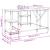 Birou, gri sonoma, 139x139x75 cm, lemn prelucrat GartenMobel Dekor
