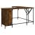 Birou, stejar afumat, 141x141x75 cm, lemn prelucrat GartenMobel Dekor