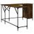 Birou, stejar afumat, 141x141x75 cm, lemn prelucrat GartenMobel Dekor