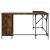 Birou, stejar afumat, 141x141x75 cm, lemn prelucrat GartenMobel Dekor