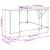 Birou, stejar afumat, 141x141x75 cm, lemn prelucrat GartenMobel Dekor