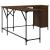 Birou, stejar maro, 141x141x75 cm, lemn prelucrat GartenMobel Dekor