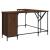 Birou, stejar maro, 141x141x75 cm, lemn prelucrat GartenMobel Dekor