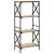 Bibliotecă 4 niveluri stejar sonoma 59x35x132 cm lemn prelucrat GartenMobel Dekor