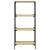 Bibliotecă 4 niveluri stejar sonoma 59x35x132 cm lemn prelucrat GartenMobel Dekor