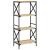 Bibliotecă 4 niveluri stejar sonoma 59x35x132 cm lemn prelucrat GartenMobel Dekor