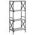Bibliotecă cu 4 niveluri gri sonoma 59x35x132 cm lemn prelucrat GartenMobel Dekor