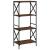 Bibliotecă 4 niveluri, stejar maro 59x35x132 cm, lemn prelucrat GartenMobel Dekor