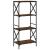 Bibliotecă 4 niveluri, stejar maro 59x35x132 cm, lemn prelucrat GartenMobel Dekor