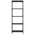 Bibliotecă cu 5 niveluri, negru, 59x35x171 cm, lemn prelucrat GartenMobel Dekor