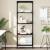 Bibliotecă cu 5 niveluri, negru, 59x35x171 cm, lemn prelucrat GartenMobel Dekor