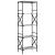 Bibliotecă cu 5 niveluri gri sonoma 59x35x171 cm lemn prelucrat GartenMobel Dekor