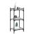 Bibliotecă cu 3 niveluri gri sonoma 40x30x86 cm, lemn prelucrat GartenMobel Dekor