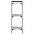 Bibliotecă cu 3 niveluri gri sonoma 40x30x86 cm, lemn prelucrat GartenMobel Dekor