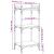 Bibliotecă cu 3 niveluri gri sonoma 40x30x86 cm, lemn prelucrat GartenMobel Dekor