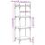 Bibliotecă cu 4 niveluri, negru, 40x30x120 cm, lemn prelucrat GartenMobel Dekor