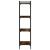 Bibliotecă 4 niveluri stejar afumat 40x30x120 cm lemn prelucrat GartenMobel Dekor
