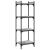 Bibliotecă cu 4 niveluri gri sonoma 40x30x120 cm lemn prelucrat GartenMobel Dekor